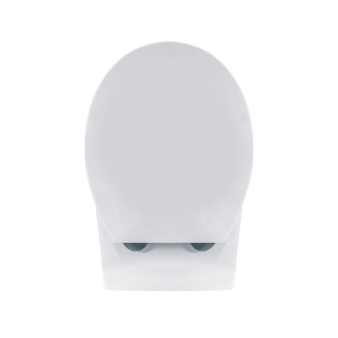 QeramiQ Basic Start Classico hangtoilet – spoelrandloos – diepte 54,5 cm – met softclose zitting – glans wit SW1152613