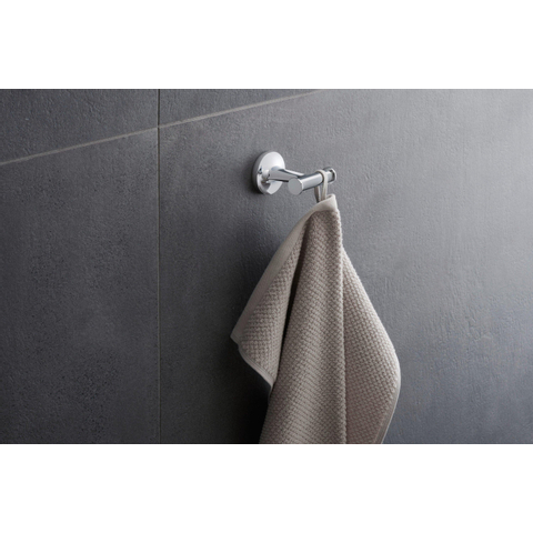 Duravit Starck T Handdoekhaak - dubbel - rond - chroom SHOWROOMMODEL SHOW26620