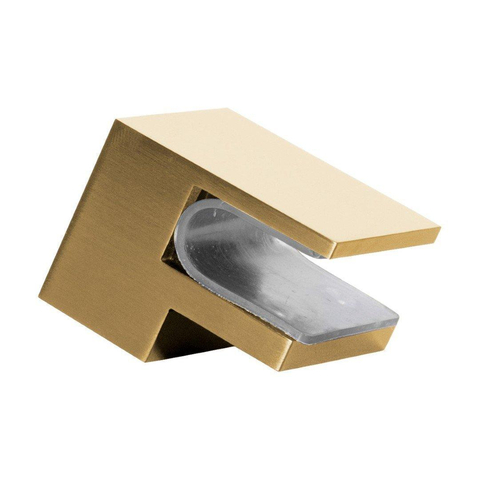 BRAUER Créer Douche à l'italienne - 100x200cm - sans profil - anti-calcaire - verre de sécurité 8mm - Or brossé SW638587