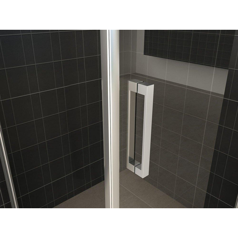 Wiesbaden Slide Nis schuifdeur - 170x200cm - 8mm - nano helder glas - chroom SW295943