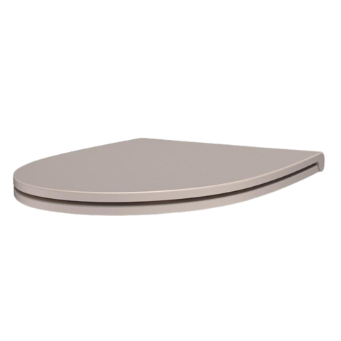 QeramiQ Élan Abattant de toilette - fermeture amortie - déclipsable - fin - rose mat SW1467746