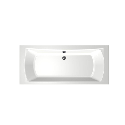 Xenz Robijn Baignoire duo - 180x80x48 - bonde Centrale - acrylique - blanc SW230665