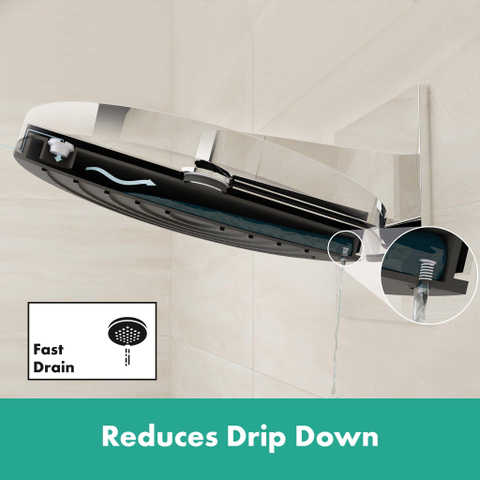 Hansgrohe Pulsify S Puro Puro1jet - showerpipe - ecosmart - 260 - thermostatisch - 3jet - handdouche en doucheslang - 160cm - thermostaat - mat wit SW1151840