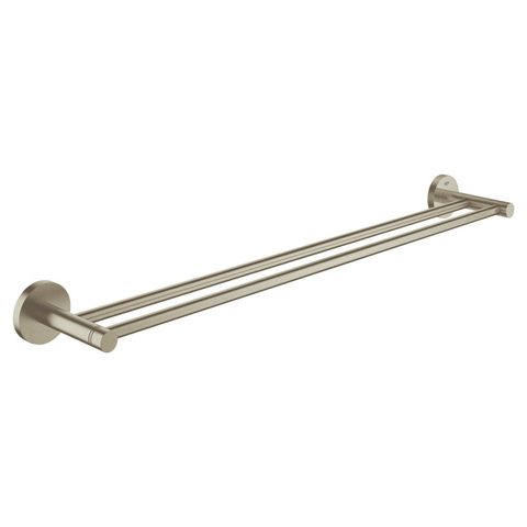 Grohe Essentials Handdoekhouder - 60cm - dubbel - brushed nickel (nikkel) SW98967