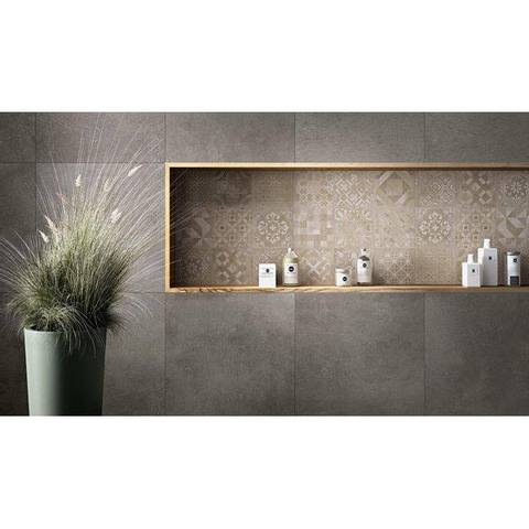 ÉCHANTILLON Ceralto Minuta R11 Carreau décoratif 60x60cm 9.5mm R9 grès cérame Cementine SW914305