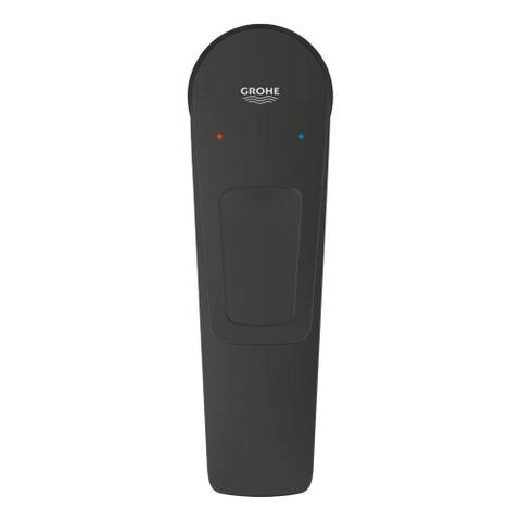 GROHE Start Loop 2020 wastafelkraan - m-size - opbouw - met klikwaste - mat zwart SW1440577