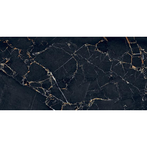 Ceralto Carraro Vein Carrelage sol et mur 60x119cm 8.5mm rectifié R10 grès cérame Port Gold SW787194