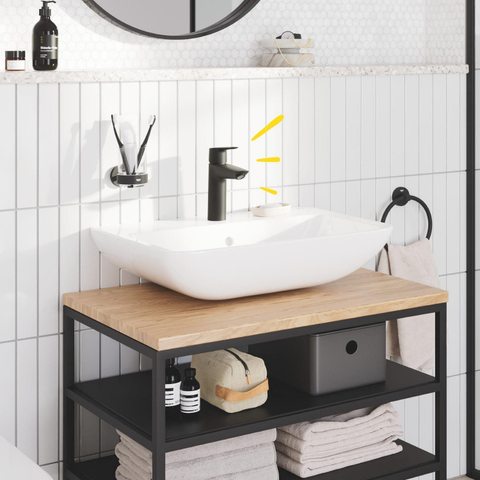 Grohe Start Wastafelmengkraan - opbouw - 12.1cm uitloop - M-size - matte black (mat zwart) SW924683