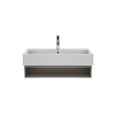 Duravit Vero air (meubel) wastafel - met kraangat - met overloop - 80x47cm - met wondergliss - wit SW156961