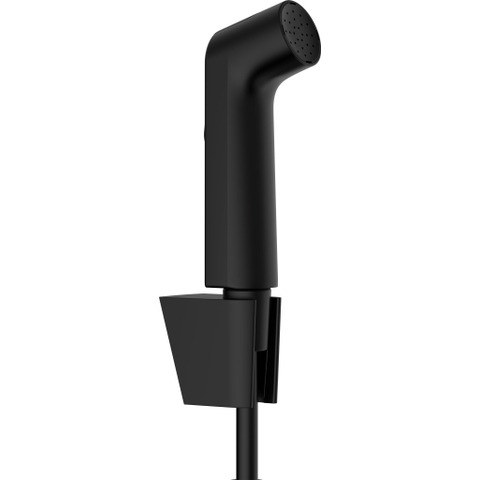 Hansgrohe Bidet - handdouche - 1jet - ecosmart - met Porter S douchehouder en doucheslang - 125 cm - mat zwart SW1172947