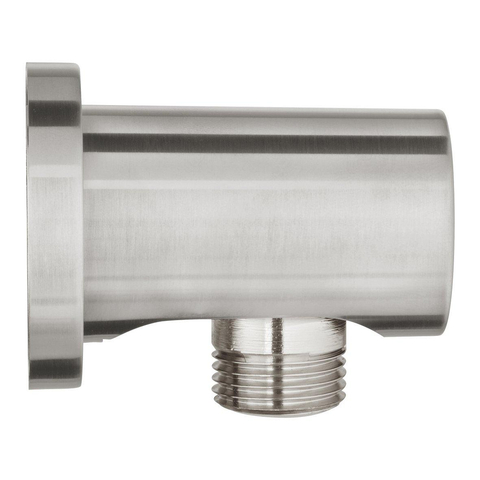Grohe Rainshower Wandaansluitbocht - ronde rozet - Supersteel (RVS) SW73277