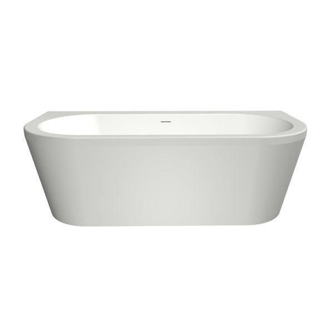 Xenz Charley duobad - 180x80cm - waste inox - acryl edelweiss SW380442