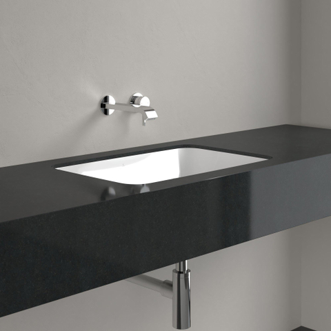 Villeroy & Boch Architectura onderbouwwastafel - 62x42cm - zonder kraangat - met overloop CeramicPlus - White Alpine (glans wit) SW762370