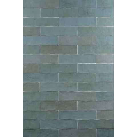 SAMPLE Ceralto Tavola Core Wandtegel 6x25cm 10mm witte scherf Vert D'Eau SW912263