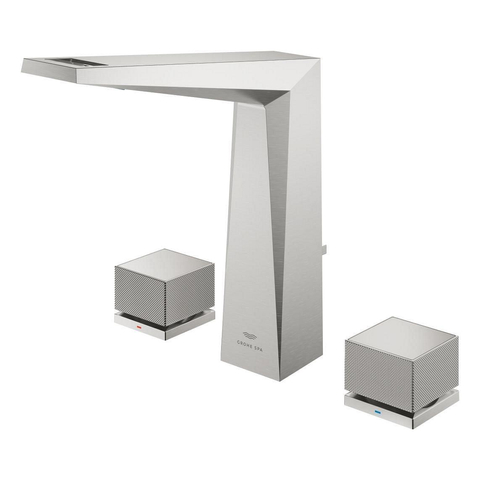 Grohe Allure brilliant private collection wastafelkraan M-Size 3-gats supersteel SW960395