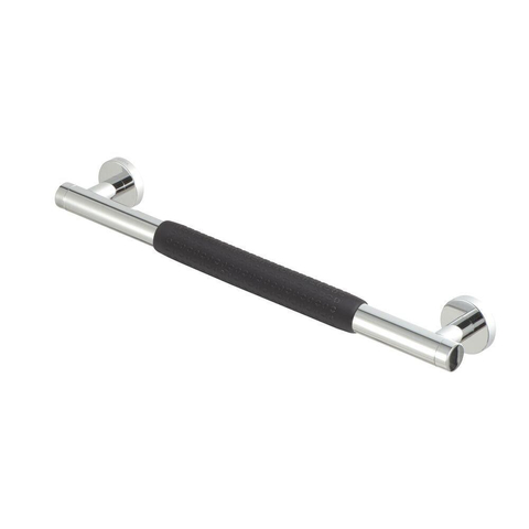 Geesa Comfort & Safety Barre d'appui murale 45cm Chrome (y compris poignée antidérapante) SW334308