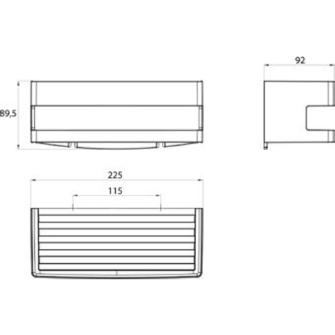 Emco System 2 panier chrome SW97618