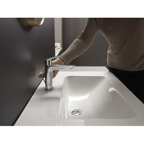Hansgrohe Logis Eengreepswastafelmengkraan - 110 Fine - met lediging - met trekstang - hoogglans chroom SW651360