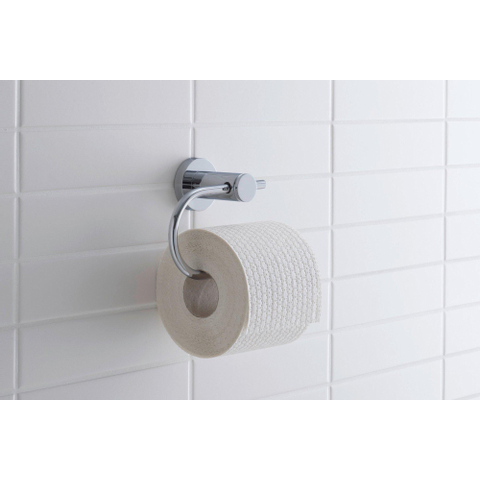 Duravit D-code Closetrolhouder - zonder klep - hoogglans chroom GA49435