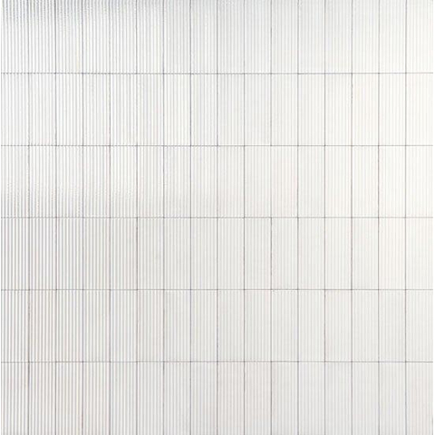 Ceralto Drapé Mural Decor-strip - 7.5x20cm - 12.5mm - Bianco SW669907