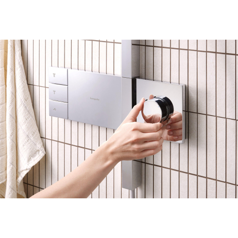 Hansgrohe Raindance Alive Q - showerpipe - 210/340 2jet - thermostaat - hoogglans chroom SW1387892