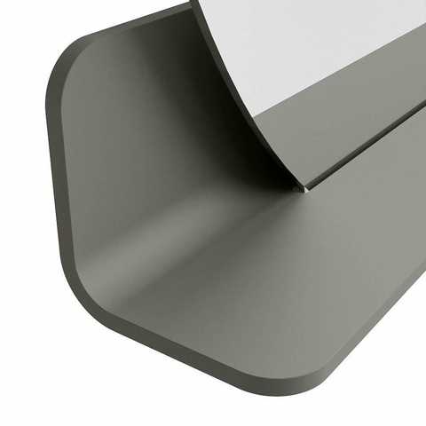 Mondiaz SPOT miroir – Ø 90 cm – avec tablette – Smoke (brun clair) SW1235623