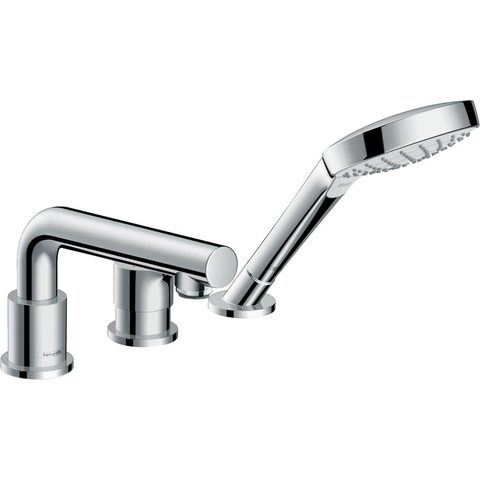 Hansgrohe Talis S Afdekset - 3 gats badrandcombinatie - hoogglans chroom SW31793