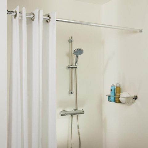 Sealskin Seallux Barre de douche à coincer 28mm ajustable de 125cm à 220cm chrome CO276661218