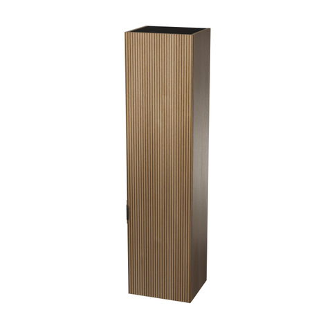 Nemo Legro kolomkast - 40x34x159cm - rechtsdraaiend - greep zwart - oak nature (eiken) SW926259