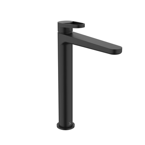 Crosswater Lazo Robinet de lavabo - monotrou - haut - noir mat SW927983