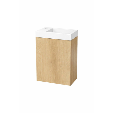 GO by Van Marcke Vikos fonteinset - 40cm - deur links - kraangat links - castello oak (eiken) SW1603308