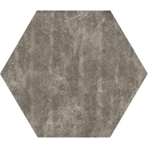 Ceralto Neroli Stone carrelage sol et mur - 30x35cm - 9mm - hexagonal - R9 - effet pierre - grey mat (gris) SW795703