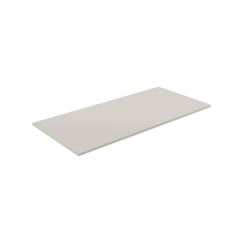 Saniclass Tops Plan de toilette - 100x46x1.2cm - angles droits - cotton mat (beige) SW1595538