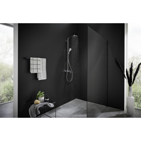 Hansgrohe Crometta s 240 - 1jet - showerpipe - met douchekraan - hoogglans chroom SW73213