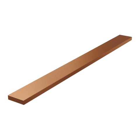 Brauer Grille de caniveau de douche - multifonctionnelle - 70x7cm - acier inoxydable - cuivre brossé SW771636