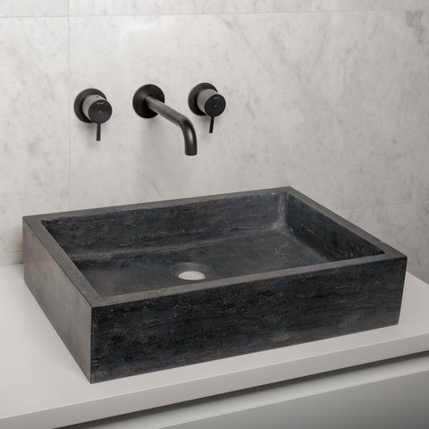 Hotbath Cobber Mitigeur lavabo encastrable noir mat SW73586