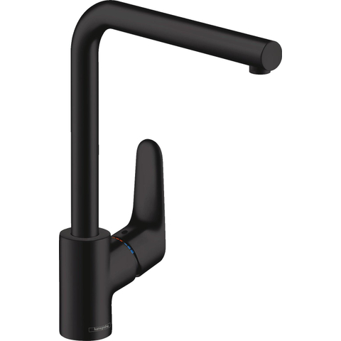 Hansgrohe Focus m41 Eengreeps keukenmengkraan - 280 - mat zwart SW297545