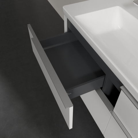 Villeroy & Boch Subway 3.0 wastafelonderkast - 127.2x57.9cm - 4 lades - Brilliant White (wit) SW641672