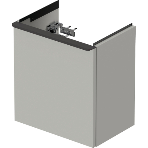 Duravit D-Neo wastafelonderkast 41x44x27.4cm Rechtsdraaiend 1 deur Betongrijs Mat SW641110