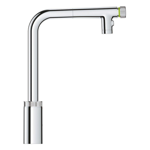Grohe Minta SmartControl Keukenkraan - L-uitloop - uittrekbare dual spray - chroom SW960309