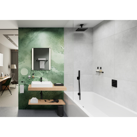 Hansgrohe Pulsify e Staaf - handdouche 100 - 1jet - ecosmart - mat zwart SW917991