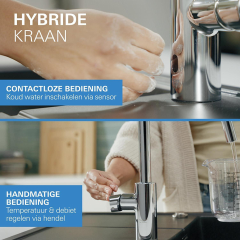 Grohe Start Keukenmengkraan - hoge uitloop - infrarood - matte black (mat zwart) SW1244508