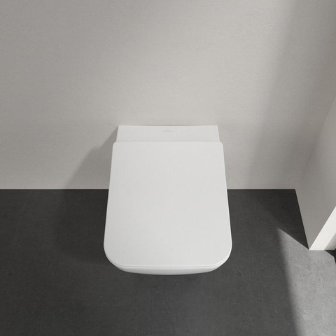 Villeroy & Boch venticello closetzitting slimseat - softclose quick release - White Alpine (glans wit) 1025173
