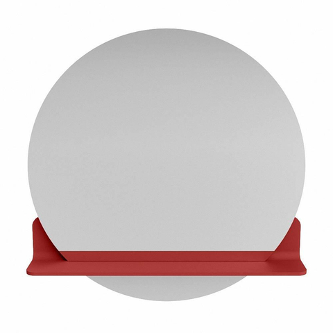Mondiaz SPOT miroir – Ø 70 cm – avec tablette – Fire (rouge) SW1235525