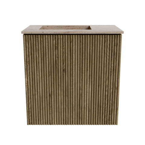 Mondiaz JOYA-DLUX 40cm meuble de toilette - couleur Dusk - Lavabo FAYE position Gauche Sans trou de robinet couleur Saba. SW1426038