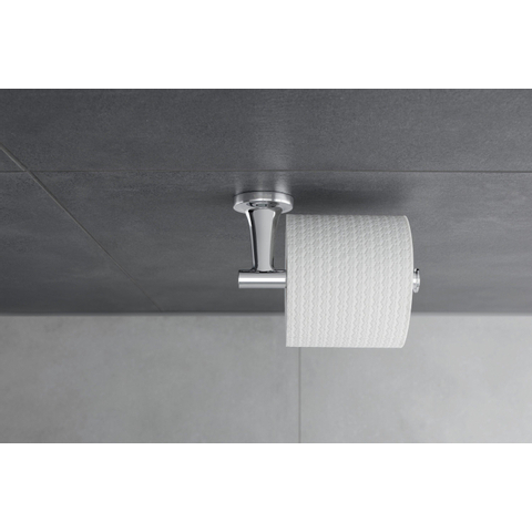 Duravit Starck T Reserve closetrolhouder - 5x7.3x15.2cm - hoogglans chroom SW297106