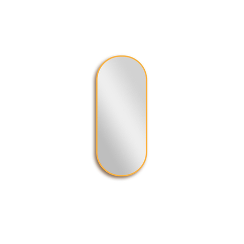 Saniclass Retro Line miroir – ovale – 38 x 90 cm – Or mat SW643429