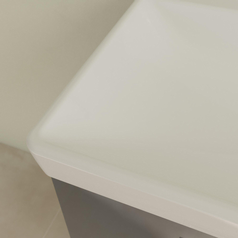 Villeroy & Boch Avento meubelwastafel 80x47cm 1 krgat m/overloop wit SHOWROOMMODEL SHOW26597