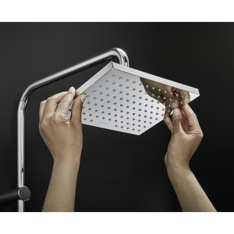 Hansgrohe Vernis Shape - showerpipe - zonder thermostaat - hoogglans chroom SW651648