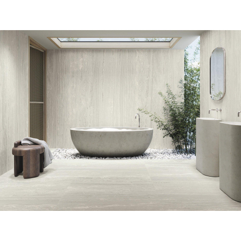 ÉCHANTILLON Terravito Dovaro Carrelage de sol et mural - 120x120cm - rectifié - gris mat SW1131059